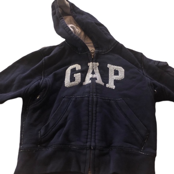 GAP Shirts & Tops Baby Gap Size 824 Months Blue Zip Up Hoodie